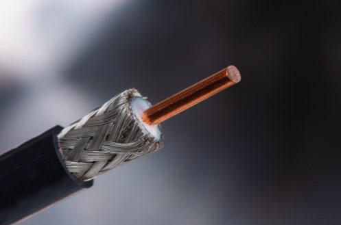 An image of a coaxial cable